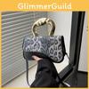 Chic Retro Leopard Print Square Shoulder Bag Fashionable Pu Material For Everyday Style