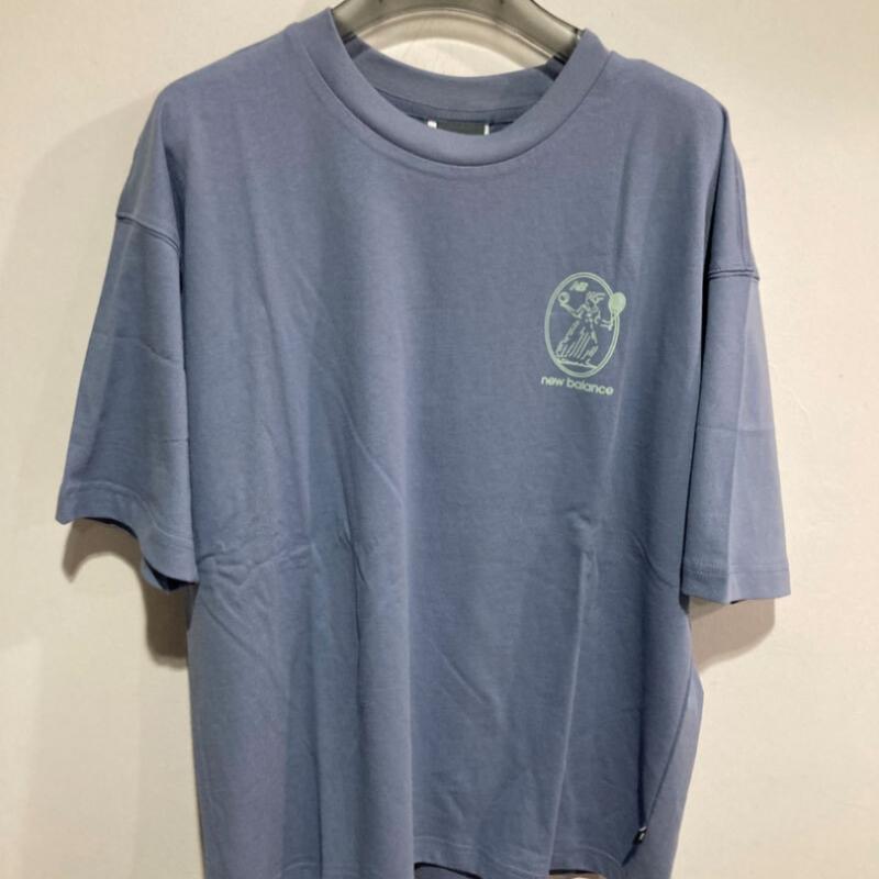 New Balance W Debut Graphic Short Sleeve Tee Nbnef2v482 Light Blue