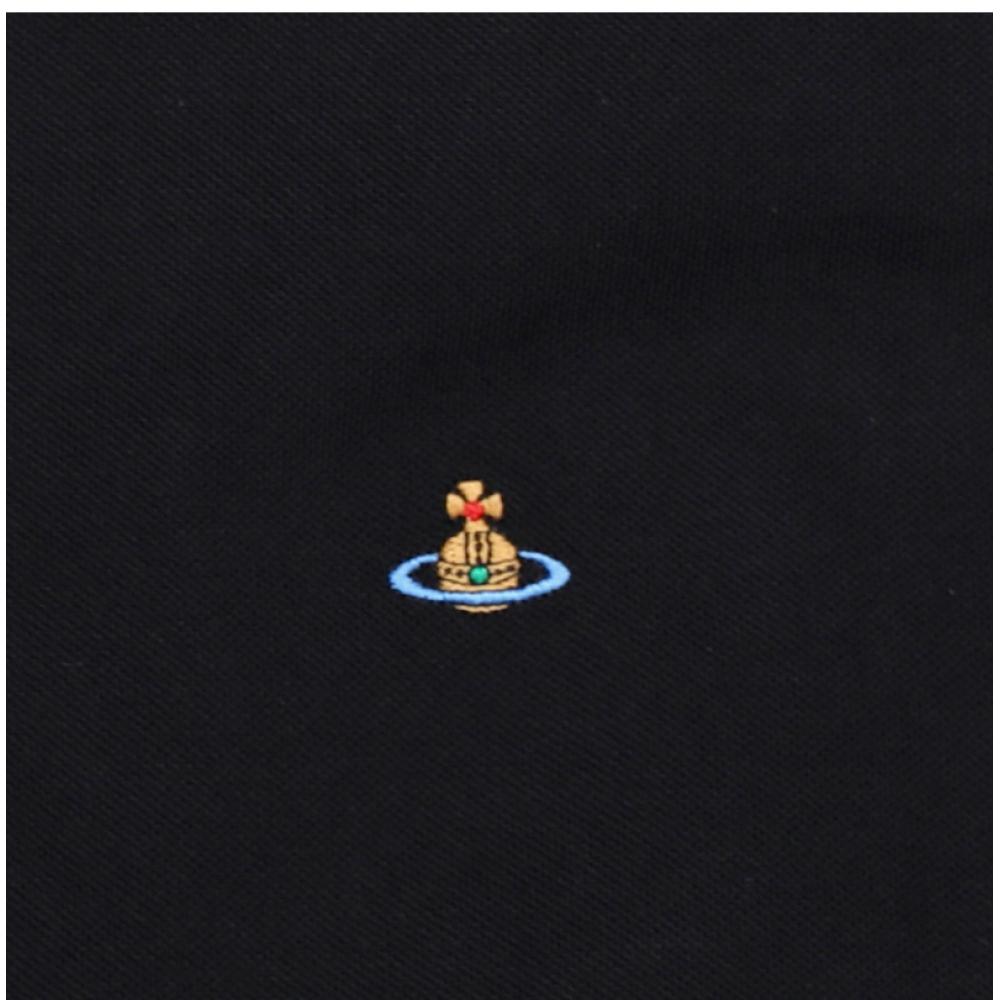 Vivienne WeSTwood Orb Logo ClaSSic Polo Men S ShorT Sleeve T ShirT 2h01000u