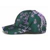 Hard Top Baseball Cap Women's Spring Autumn Sunscreen Hat Ethnic Style Flower Cap