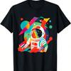 Colorful Astronaut Cosmic Adventure Design T-Shirt