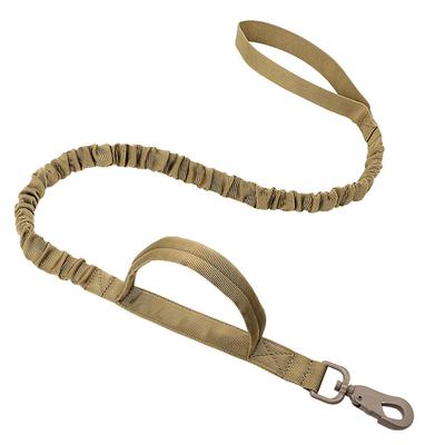 Taktische Hundeleine Verstellbar Schnellverschluss Elastische Leinen Seil Mit 2 Kontrollgriffen Militärische Hochleistungs-Hundeleinen Für Hunde