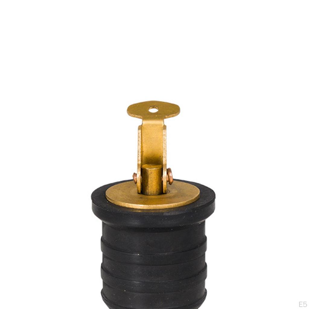 Brass Drain Plug Boat Sturdy Accessories Easy To Install Direct Replaces Rubber