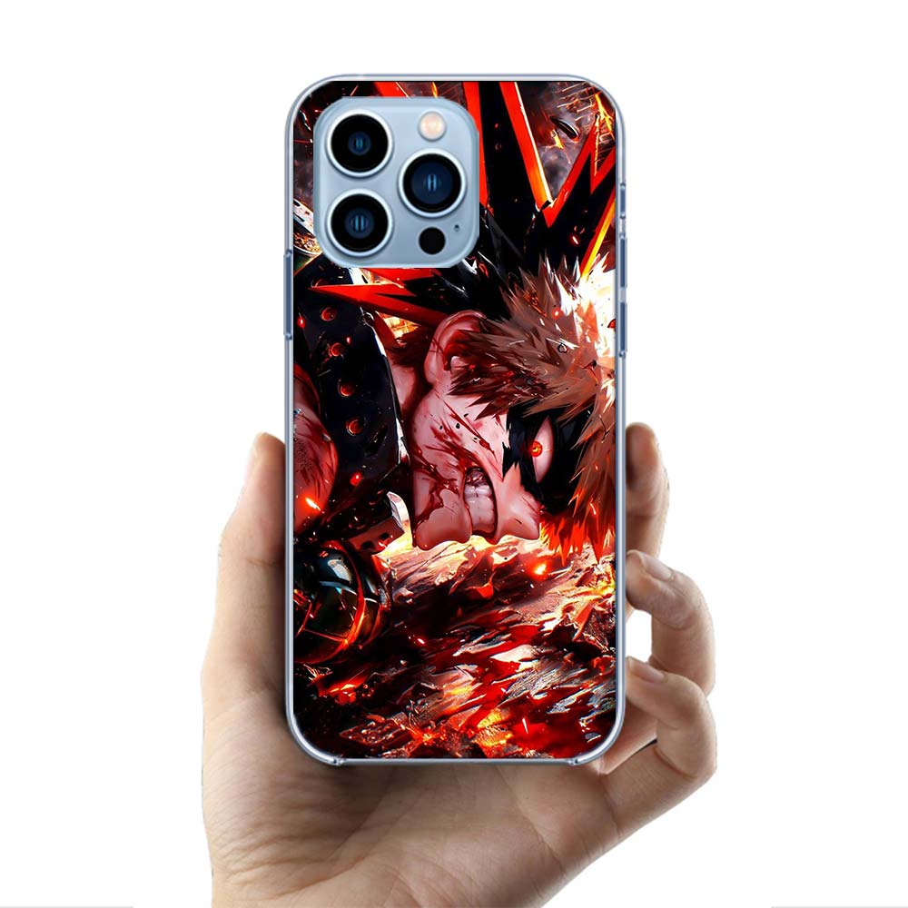 My Hero Bakugou Katsuki Cases Phone Case For Iphone 17E 16E 17 Air 16 Pro Max 15 Pro 14 Plus 11 13 12 Mini Cover Cases Compatibl