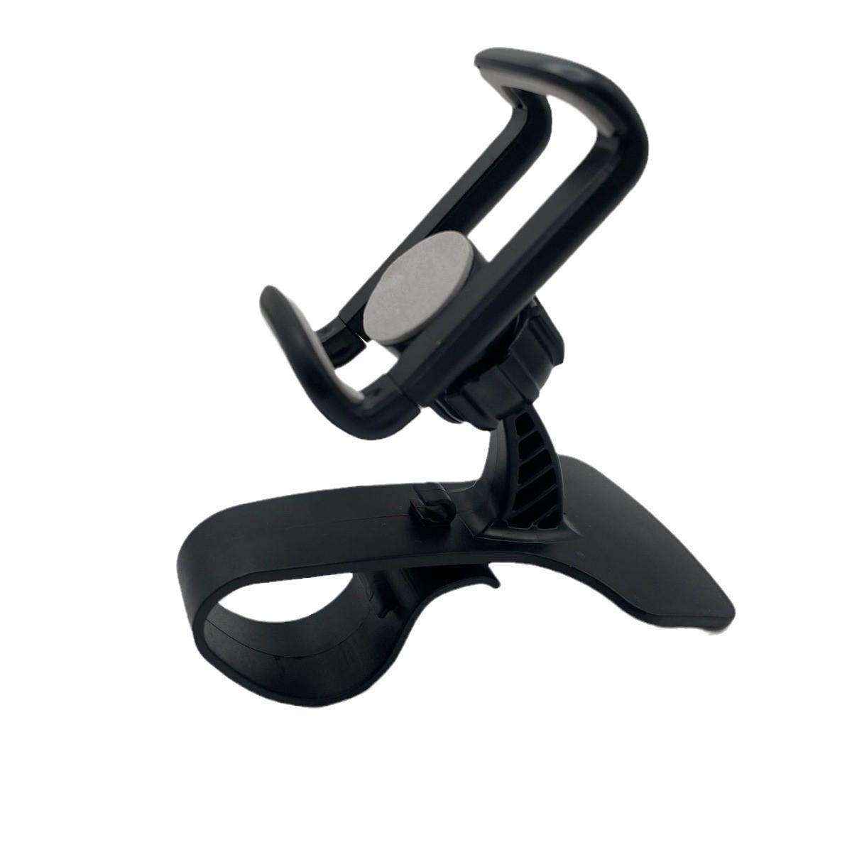 Universal Car Rearview Mirror & Sun Visor Phone Holder чёрный