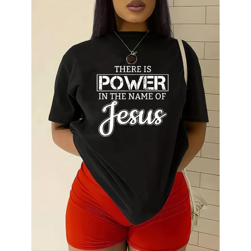 

Футболка с - Принтом букв алфавита - Блузка с круглым вырезом, Ткань средней эластичности Подходит для - Ношения и повседневной одежды - Машинная стирка S чёрный