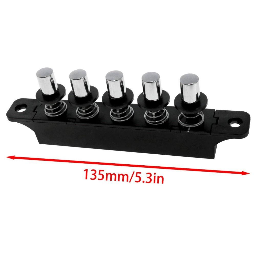 2PCS Durable Pushbutton Switches Keyboard Switch 250V 4A 5 Pushbutton Key Board Switches Piano Type Range Hood