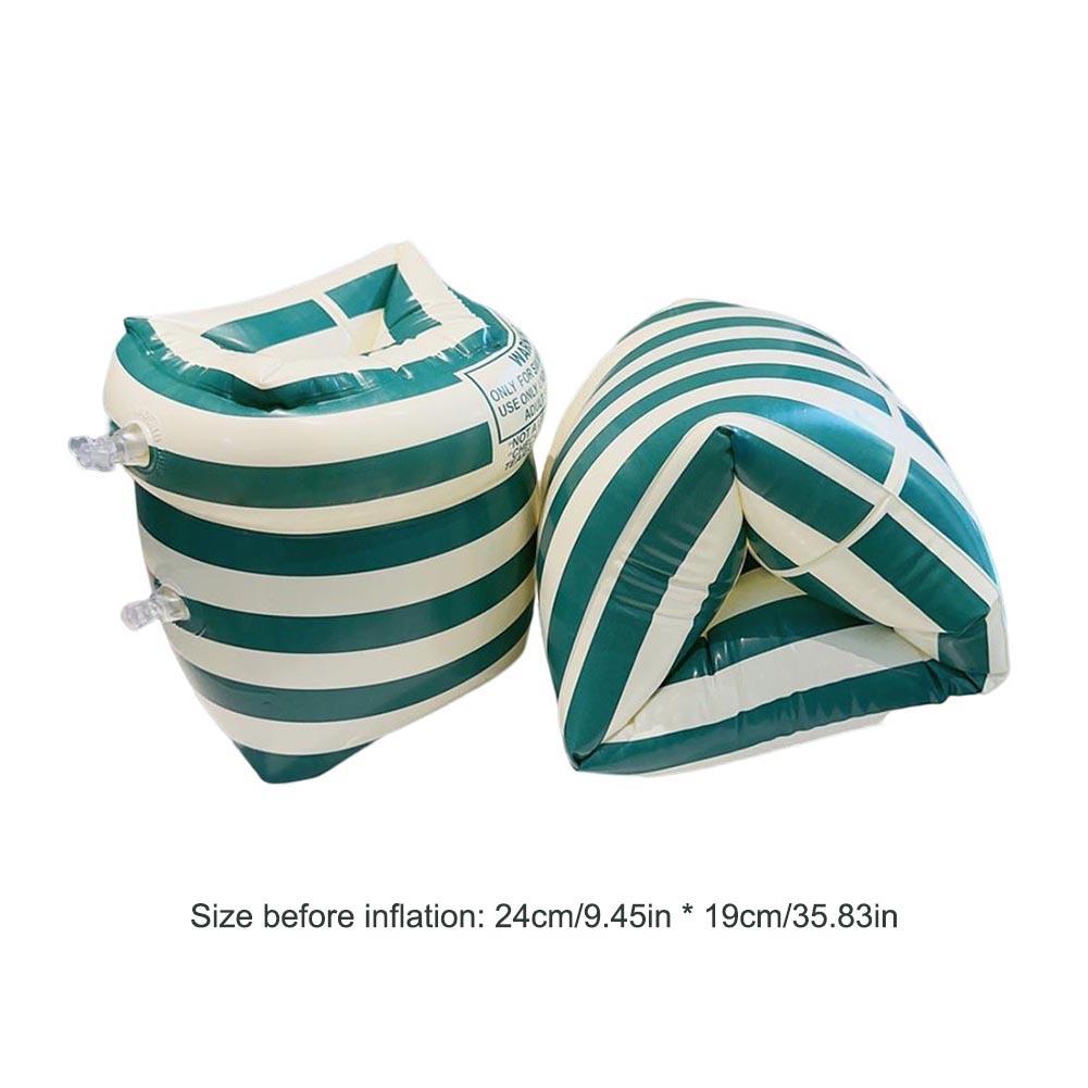 1 Paar Poolboje Schwimmbinden Doppel-Luftkammer Aufblasbare Schwimmbad-Armschwimmer PVC Bedruckt Erwachsene Kinder Schwimmzubehör