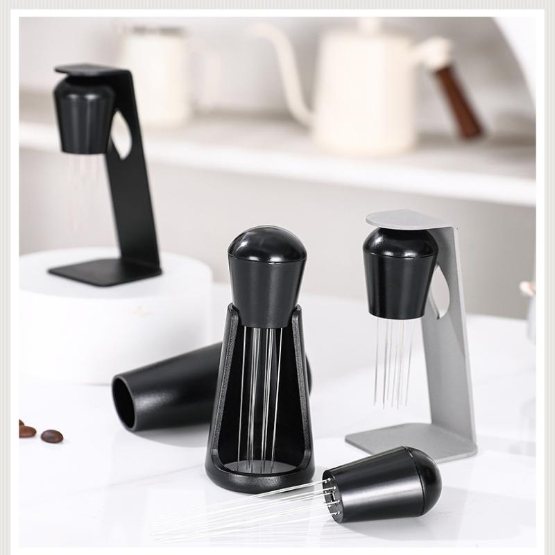 1 Set Kaffee Rührverteiler Barista Zubehör Kaffeerührer Nadel Espresso Pulver Rührer Verteiler Leveler WDT Werkzeug