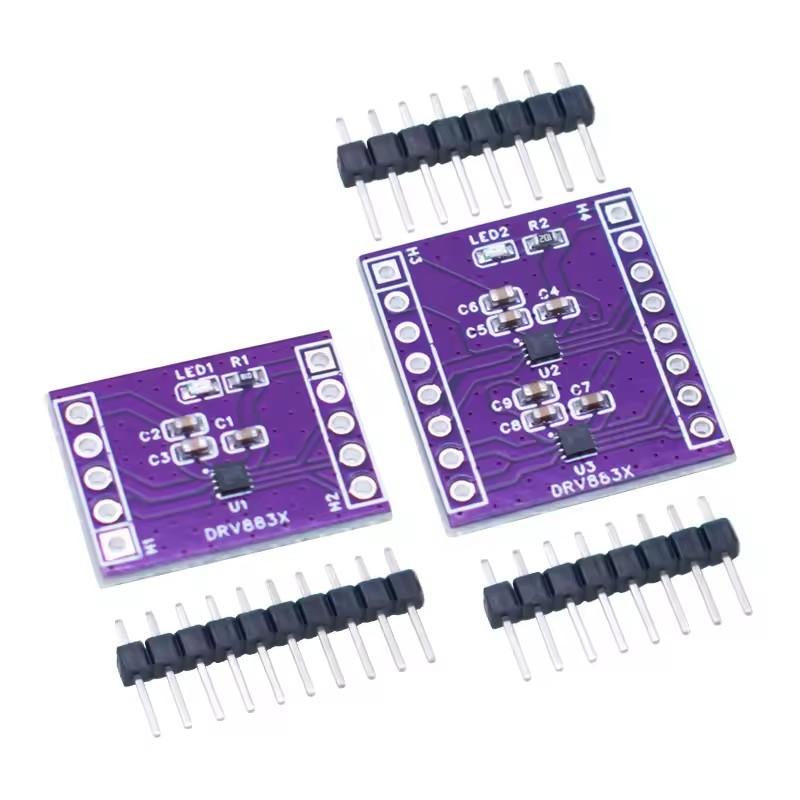 1/5/10/30/50Pcs DRV8837 1 Channel 2 Channel DC H-Bridge Motor Driver Module 1.8A Output Stepper Brushed DC Motor Drive Board