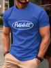 T-shirt in Cotone con Stampa Lettere Peterbilt da Uomo Estive Morbide Oversize Girocollo Manica Corta Top Comodi Abbigliamento Base