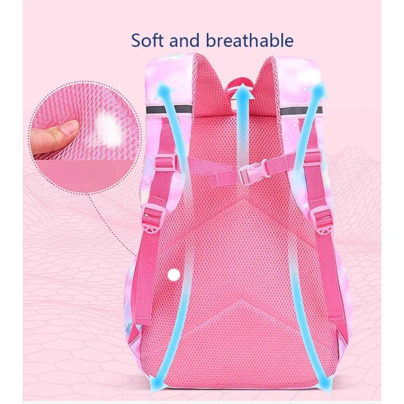 Kinder Mädchen Rucksack Schultasche Rosa für Kind Kind Teenager Schulranzen Grundschule Kawaii Niedlich Wasserdicht