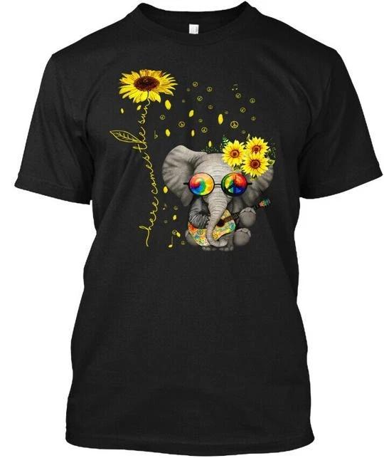 Elephant Autism Awareness Sunflower TTshirt Made in the USA Size S to 5XL XL