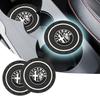 1/2pcs Car Coasters Silica Gel Water Cup Mat Valve Non-slip Pad For Alfa Romeo Giulia Stelvio MiTo Giulietta 147 156 159 166 GT