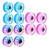 4PCS Light Up Roller Skate Wheels 58mm x 32mm, Luminous Light Up