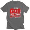 Male With God All Things Are Possible T Shirt Streetwear Short Sleeves Pure Cotton Colthing Casual Design Graphic Tee Tops
