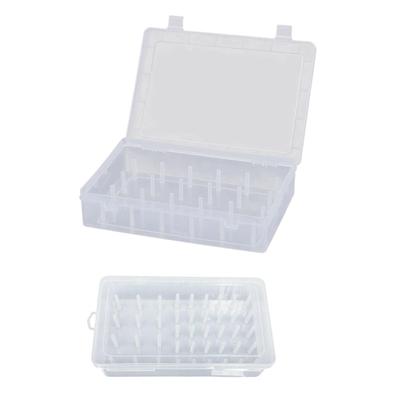 Sewing Thread Storage Box Sewing Thread Box Portable Bobbin Carrying Case Household Clear Empty Sewing Yarn Spools Container