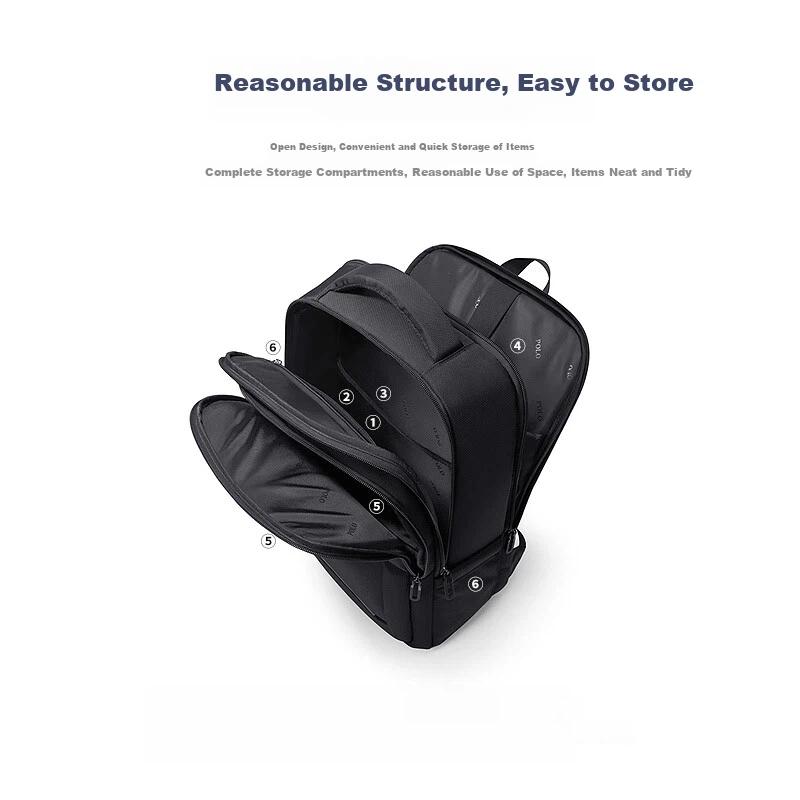 Polo Backpack for Men, Short Trip Travel Bag, Student Schoolbag, 15.6/16 Inch Laptop Bag, Valentine's Day Gift