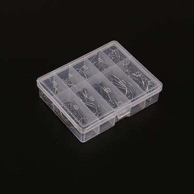 100Pcs/Set Mixed Size #3~12 High Carbon Steel Carp Hole Fishing Hooks Pack