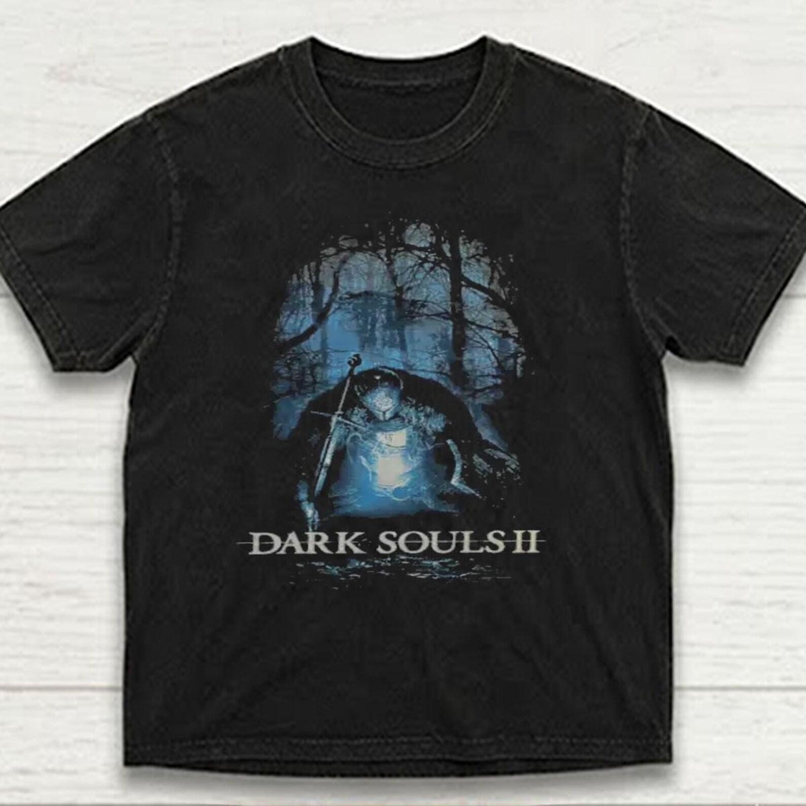 Dark Souls II T-Shirt | 90s Alt Rock Gaming Tee, Vintage Style Unisex L