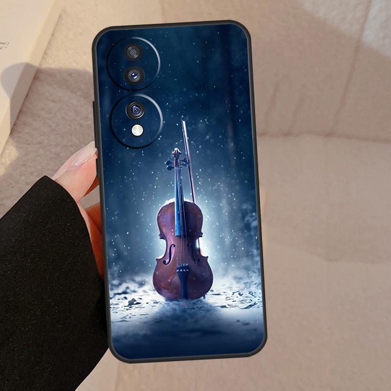 

Violin Piano For Honor Magic 7 Lite 6 5 V5 Case For Honor 400 200 Pro 90 70 50 X8a X8b X9a X9b X9c Cover Honor 50