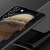 Moon Galaxy Universe Phone Case For Samsung Galaxy S26 Ultra S25 Plus S24 FE S23 S22 5G S21 S20 Cover Black Soft