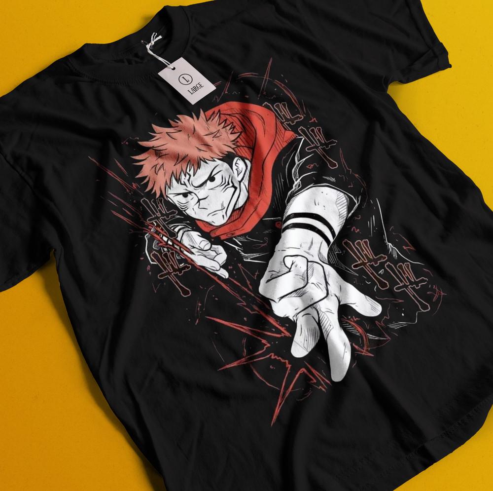 

Itadori Shirt Gojo Satoru T-Shirt Jujutsu Kaisen Tshirt Toji Tee Sukuna Mahoraga M