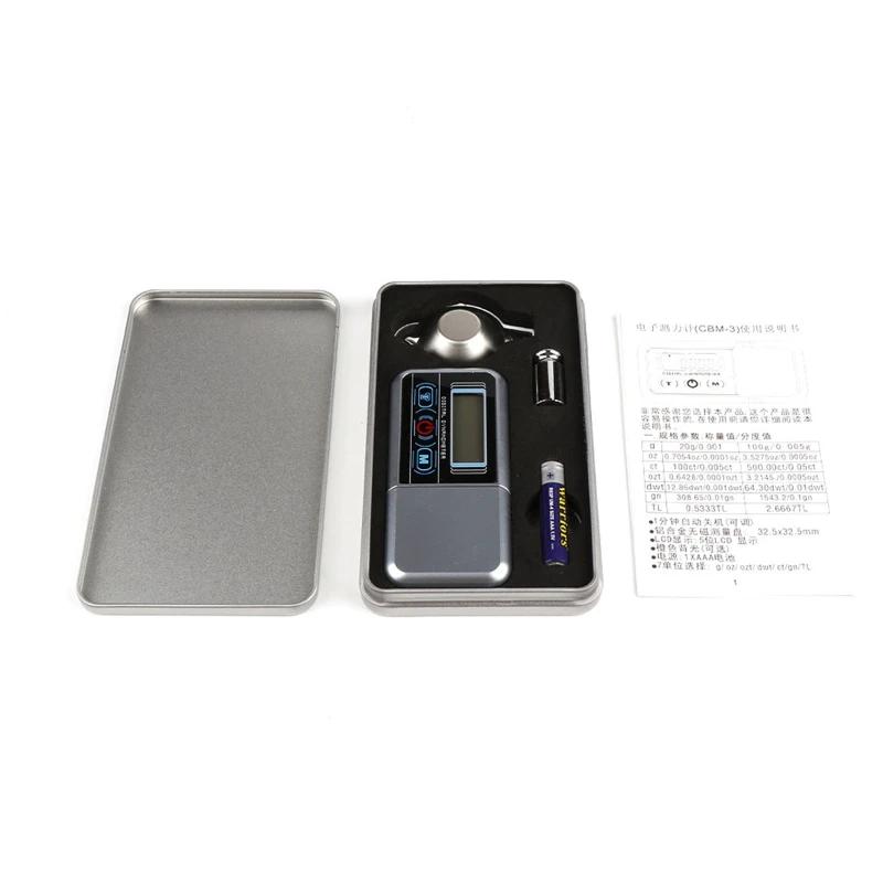 100/0.005g Mini Pocket Digital Electronic Scale for Gold Silver Jewelry Scales LCD Display Units Tool