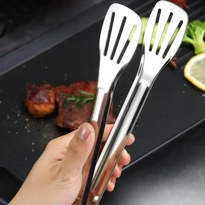 304 Edelstahl Lebensmittelzange BBQ Rutschfest Barbecue Steak Zange Frittieren Fisch Grill Brot Zange Kochzange Küchenhelfer