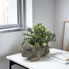 Decorative Succulent Pots Adorable Animal Themed Resin Planter for Indoor Bonsais and Cactus Balcony Air Plant Holder