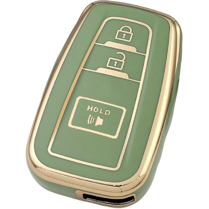 Key Fob Cover Fit for Toyota 2016-2024 RAV4 Camry Prius Prado