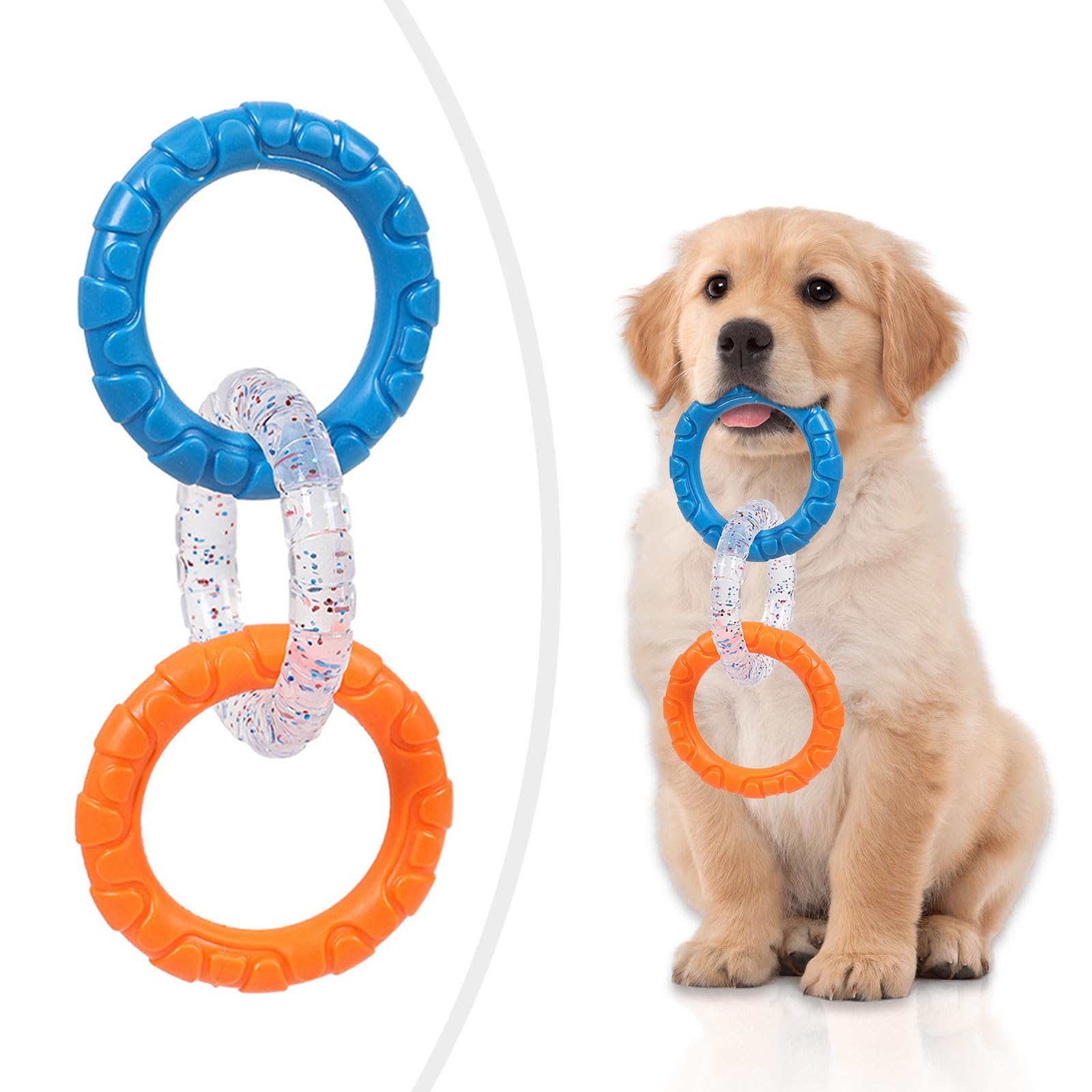 

GHOSTCAT Игрушка для жевания для собак Прочная и безопасная для зубов, облегчает скуку, развивающая, легкая для средних и крупных пород, фиолетовая игрушка, игрушка, резина, небьющаяся,