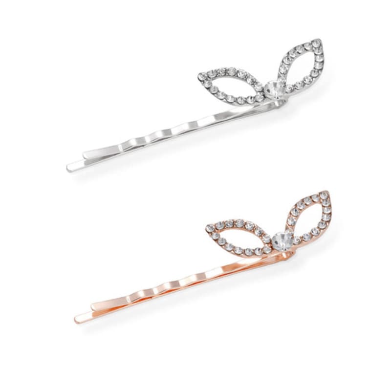 

ELLEHAIR Rabbit Cubic Hairpin ELHP033 white