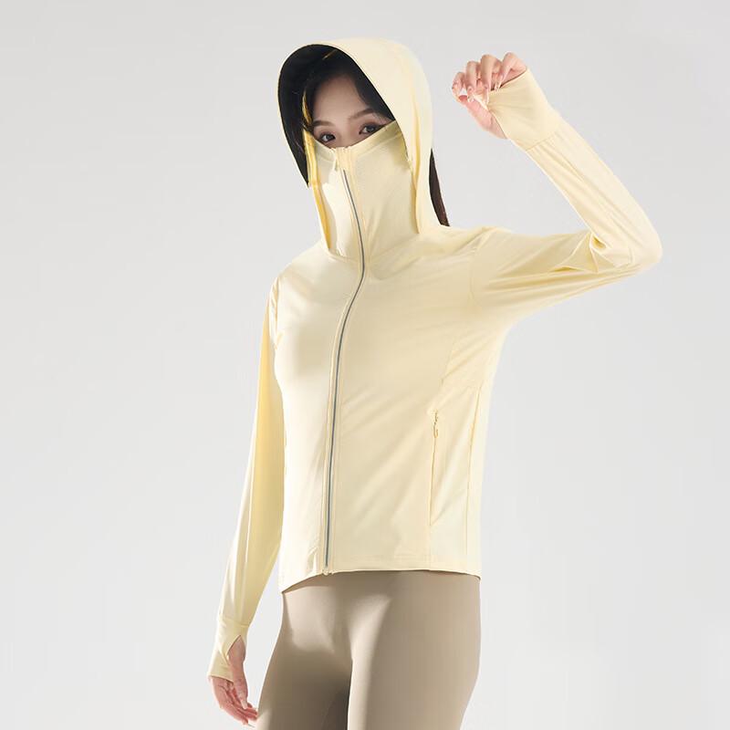 

Longchan Women s Hooded Ice Silk Sun Protection Jacket L