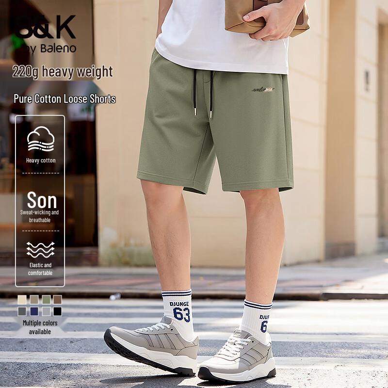 

Baleno S&K Series Men s Pure Cotton Casual Shorts L
