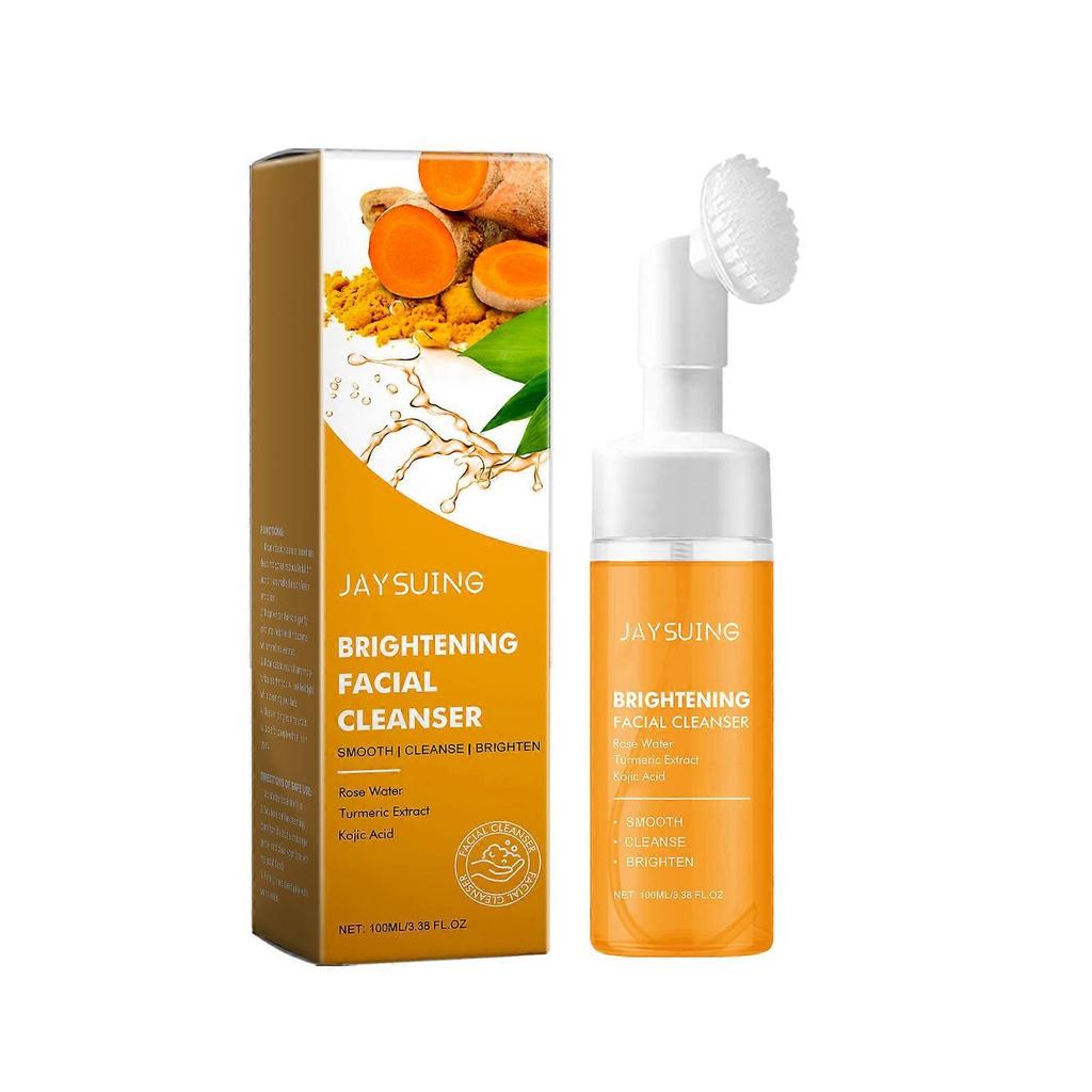 Limited time!!Jaysuing Turmeric Facial Cleanser - Gentle Cleansing For Pores, Refreshing, Oil-Control, Moisturizing, And Hydrating Cleanser