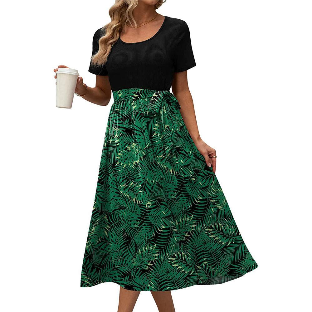 knee length dresses for ladies Petal and Pup Women's Annette Puff Sleeve Shirred Midi Dress main image 1