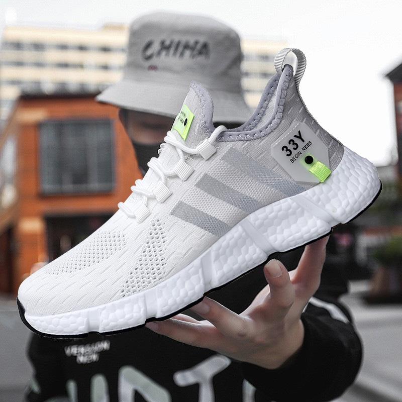 Sneakers, summer shoes, running shoes, fly weave, breathable running shoes, lightweight mesh casual shoes