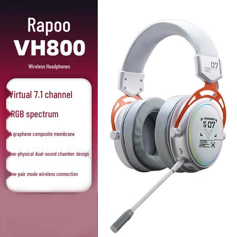

Rapoo VH800 Mecha Dual-Mode Wireless Gaming Headset