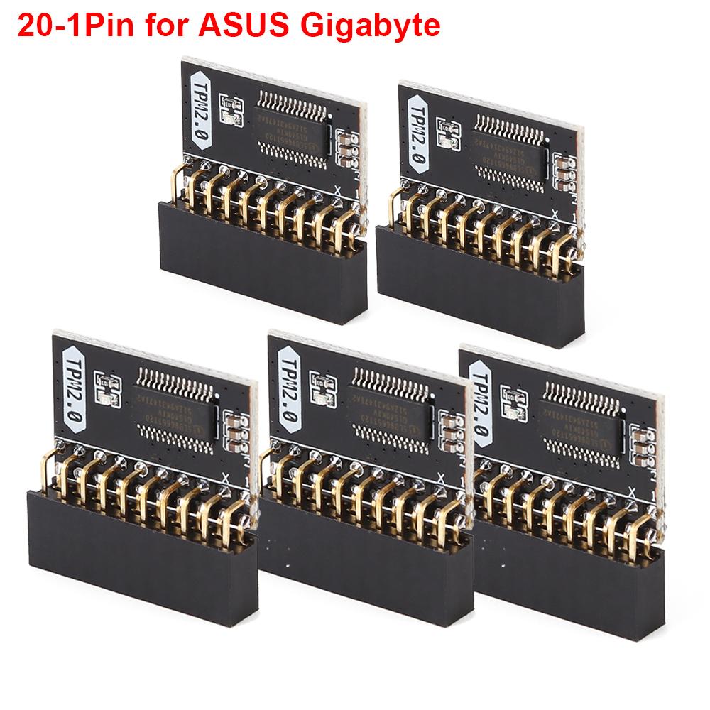 10-1PCS TPM 2.0 Encryption Security Module Board 4GB For ASUS ASRock MSI ASRock GIGABYTE LPC 14/18/20 Pin Motherboards Card