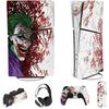 PlayVital Full Set Skin Sticker for Ps5 Slim Console Digital Edition (The New Smaller Design), Vinyl Skin Decal Cover for Ps5 Controller & Headset &