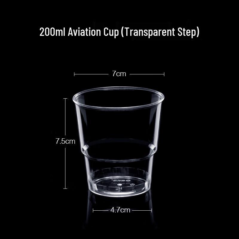 Homeglen 200ml Disposable PS Plastic Cups