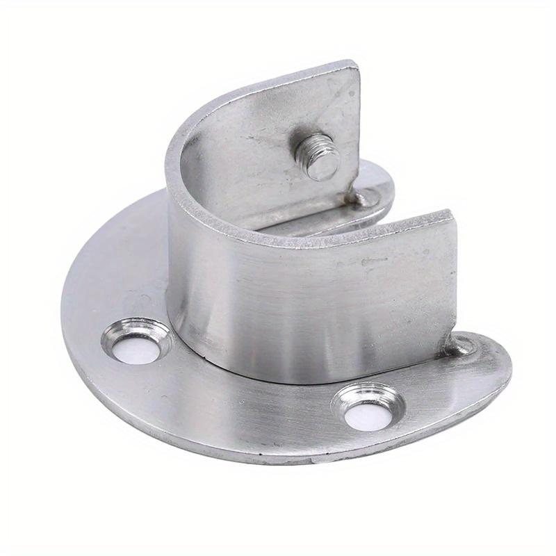 2 Pezzi Supporto per Bastone Tenda Supporto per Bastone Armadio Supporti Terminali Boccole per Tenda Armadio Boccole Fisse
