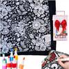 Coperta da Colorare Fai da Te, Colora la Tua Coperta Plaid 50 × 60 pollici Coperte Lavabili da Colorare con Set di 12 Pennarelli Colore Regalo