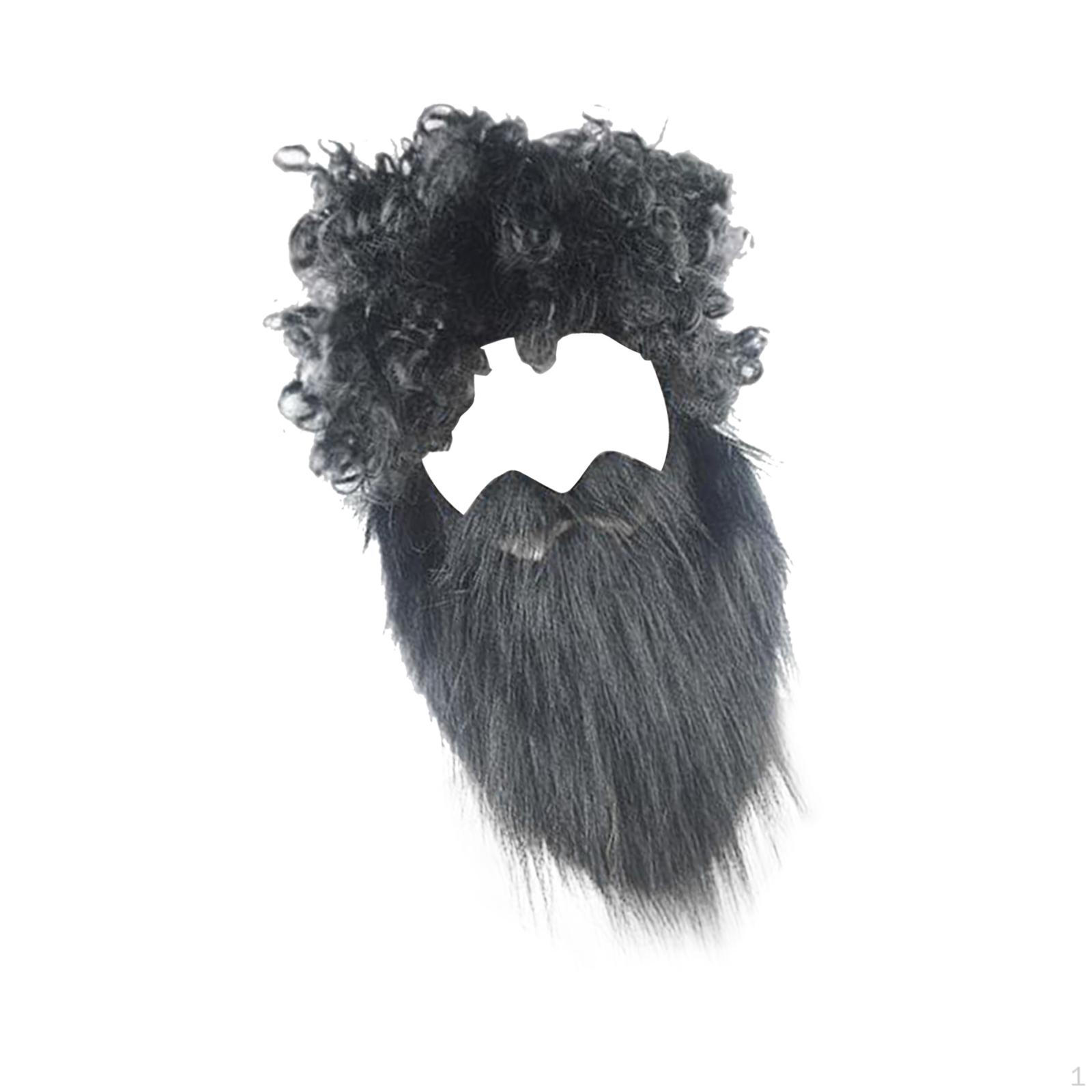 

Набор для бороды и волос, костюм для лица, фланелевое нарядное платье, реквизит, накладные бороды, усы для