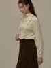 BEMUSE MANSION Tie Scarf Top - Ivory