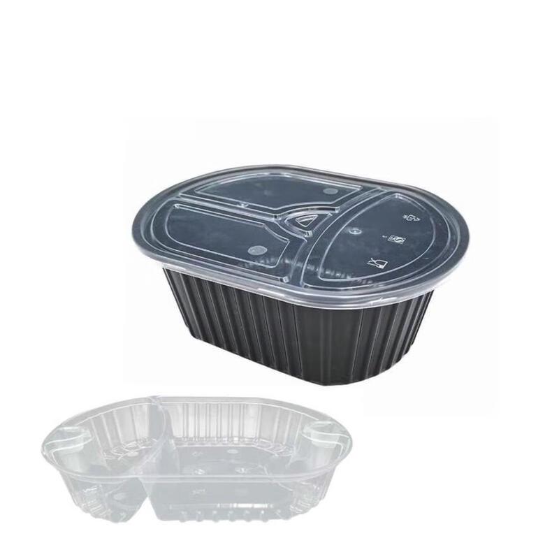 WS Disposable Plastic Oval Food Containers