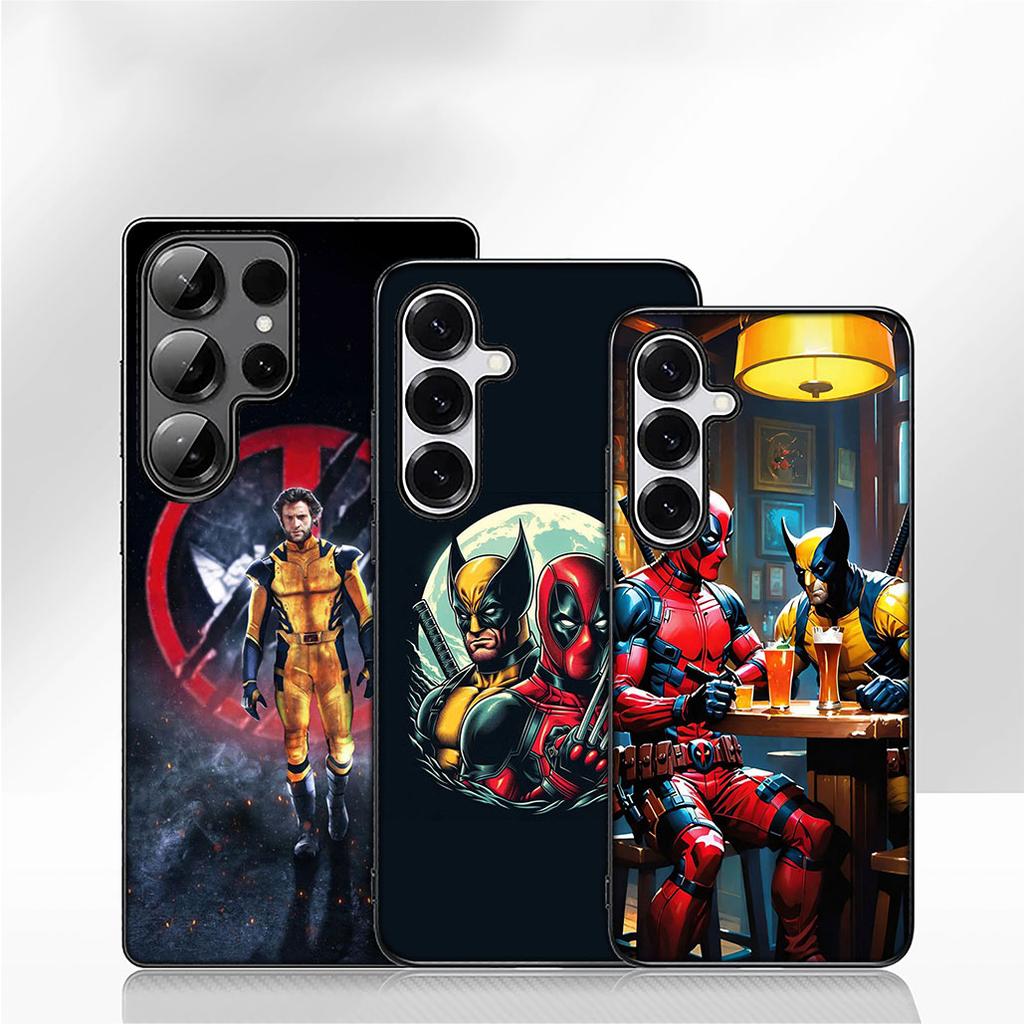 Wallpaper Deadpool Marvel Wolverine Cover Phone Case for Apple iPhone 16 15 14 Plus 13 12 Mini 17 Pro Max + 16E Air 16+ ProMax