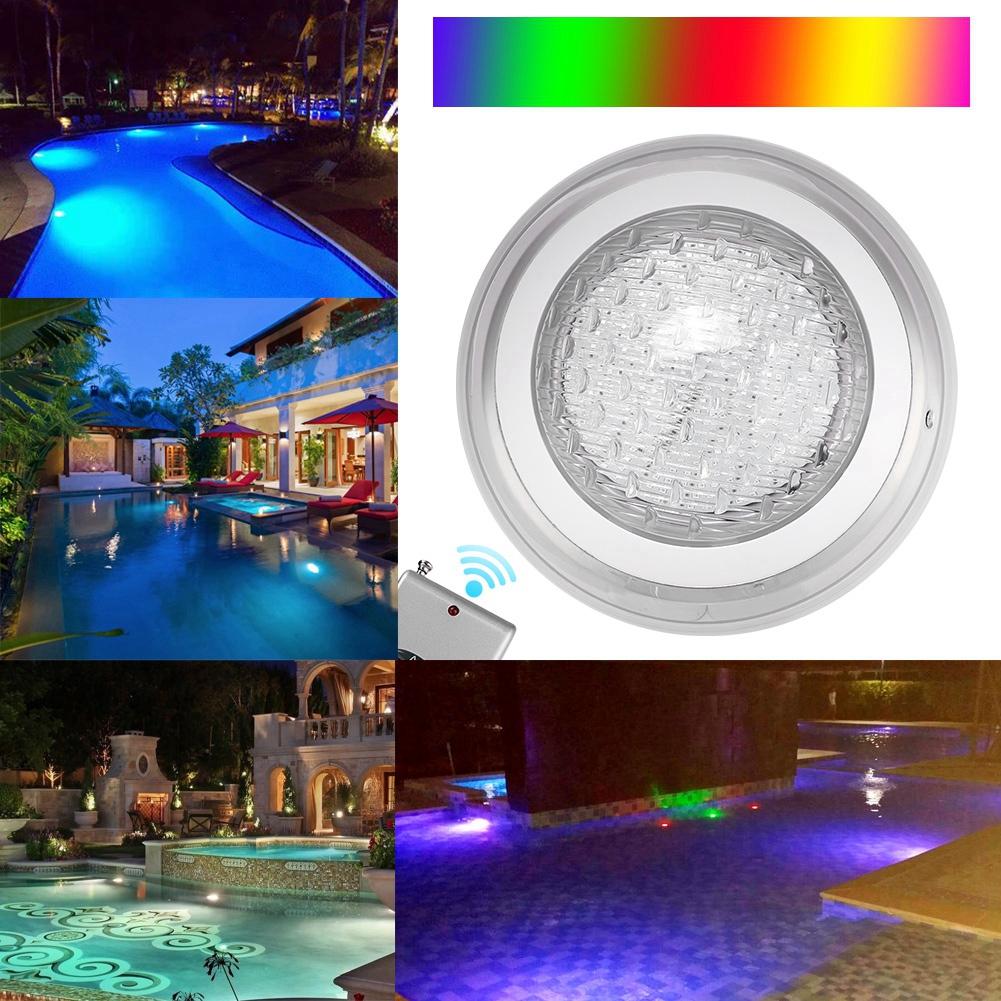 AC12V 35W 360LED RGB Underwater Light Multicolor Waterproof Pool Lamp with Remote Control