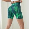 Dámske Joga Nohavice s Vysokým Pásom a Tie-Dye Vzorom - Broskyňové Zadky, Zdvíhajúce Boky, Trendy Fitness Oblečenie